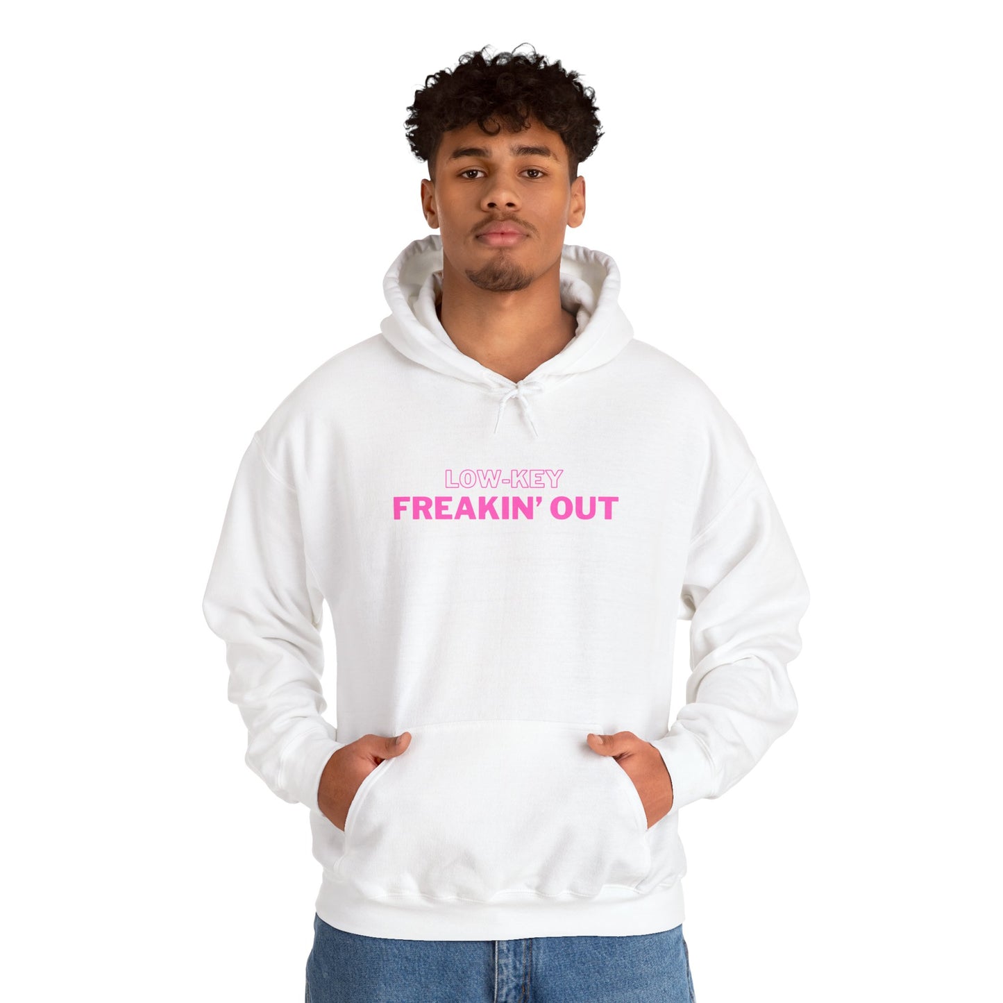 Low Key Freakin Out Hoodie | Premium Soft Pullover Hoodie