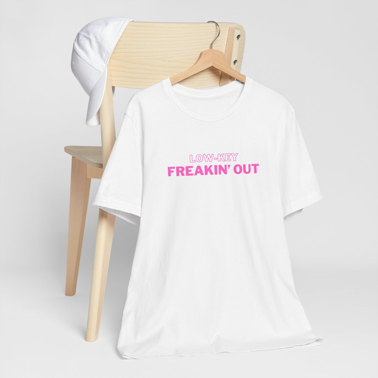 Low Key Freakin Out T-Shirt | Premium Soft Tee (Unisex Bella Canvas)