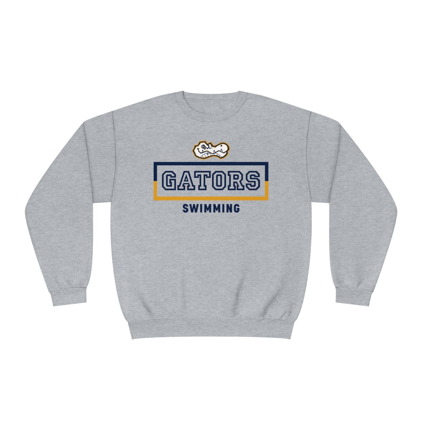 Gators Swimming | Unisex NuBlend® Fleece Crewneck Sweatshirt