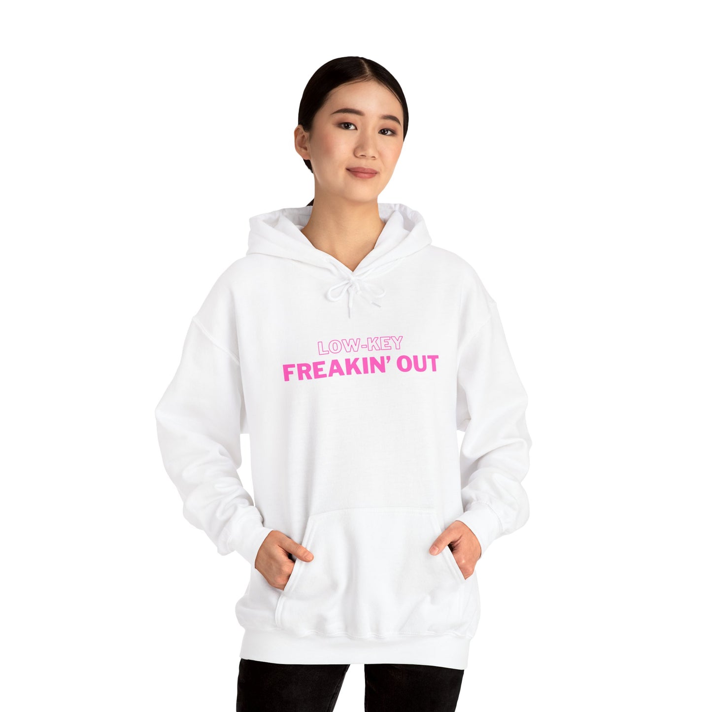 Low Key Freakin Out Hoodie | Premium Soft Pullover Hoodie