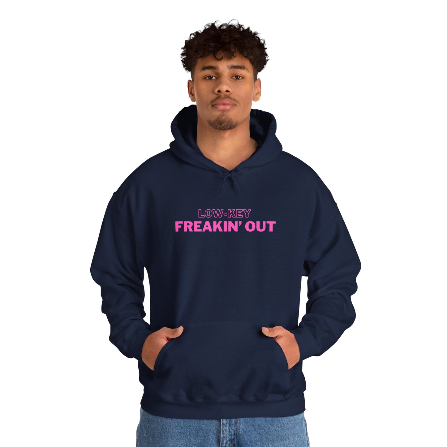 Low Key Freakin Out Hoodie | Premium Soft Pullover Hoodie