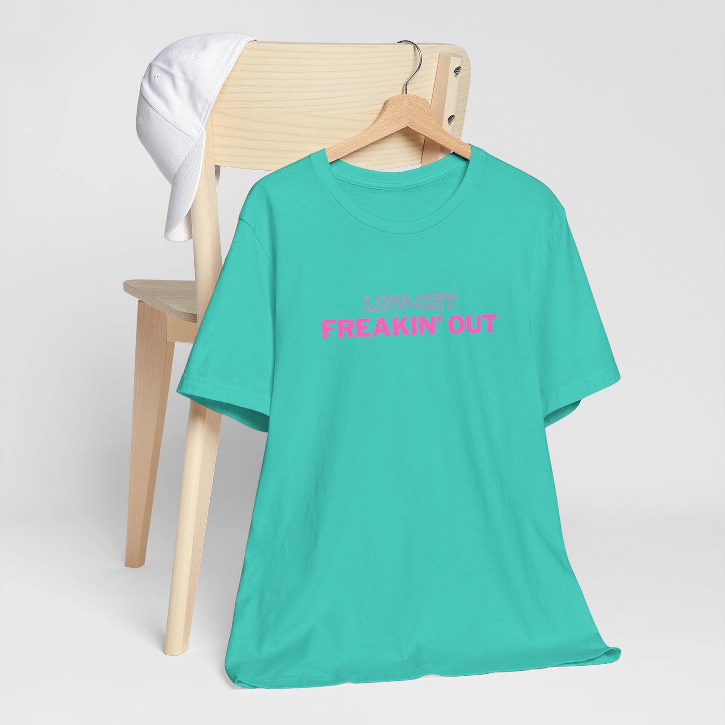 Low Key Freakin Out T-Shirt | Premium Soft Tee (Unisex Bella Canvas)