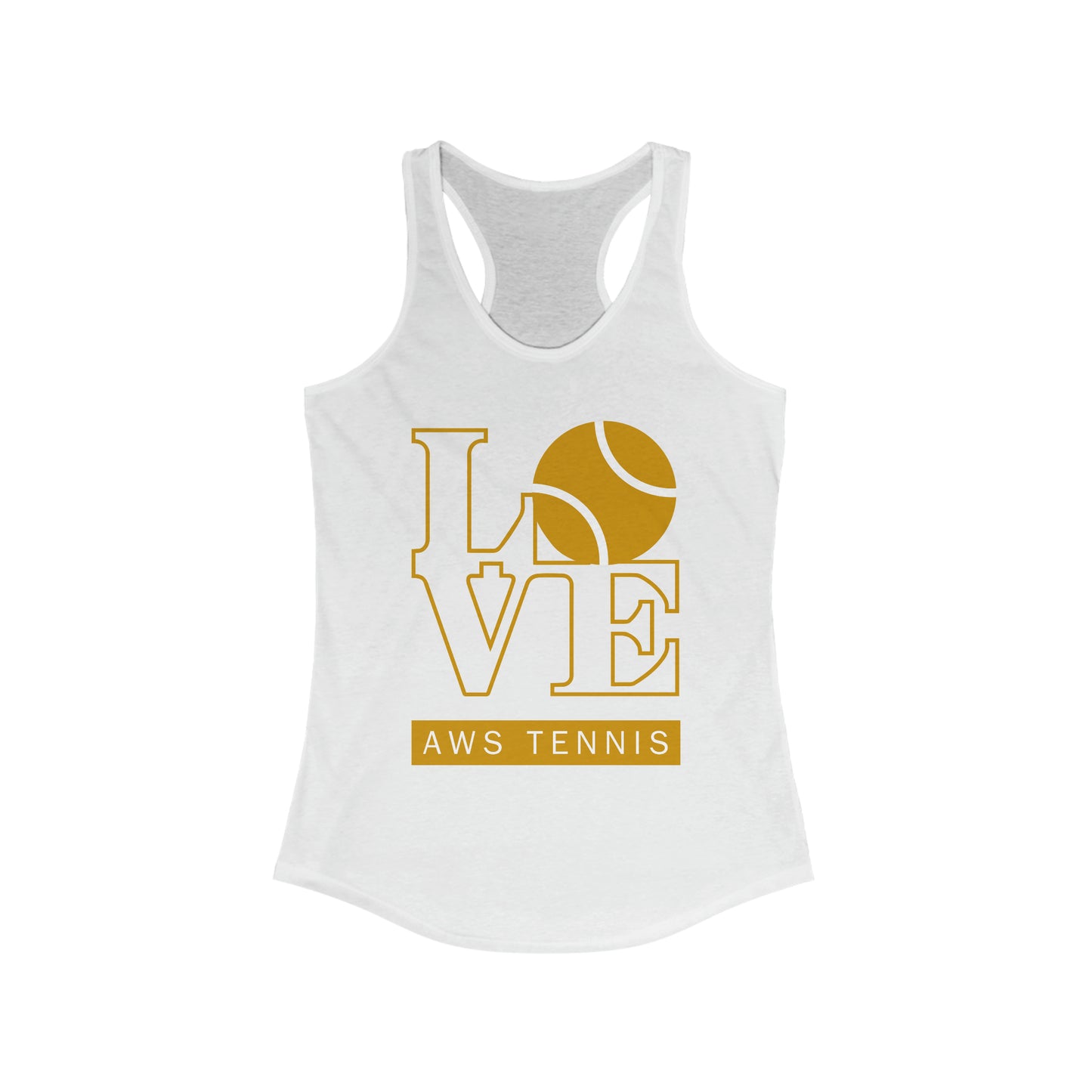 AWS Tennis LOVE | Women's Racerback Tank