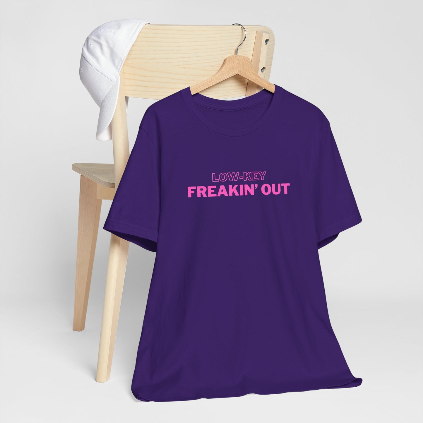 Low Key Freakin Out T-Shirt | Premium Soft Tee (Unisex Bella Canvas)