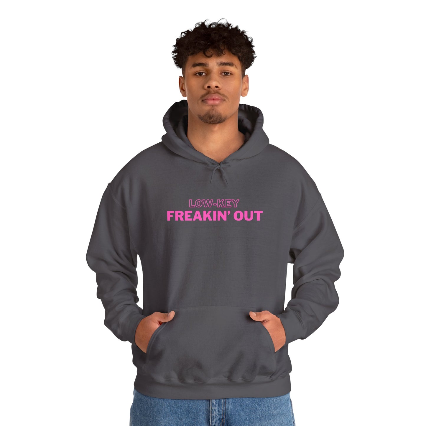 Low Key Freakin Out Hoodie | Premium Soft Pullover Hoodie