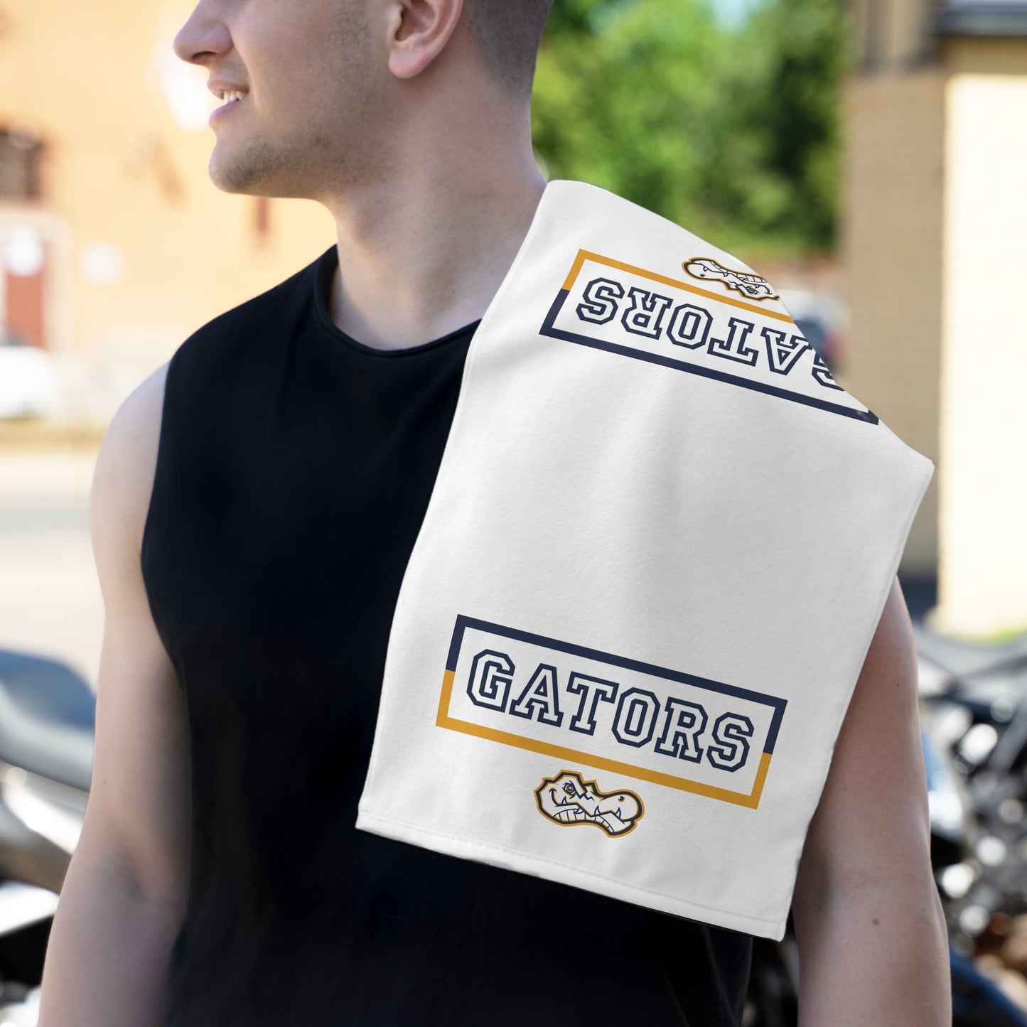 AWS Gators | White Rally Towel (11"x18")