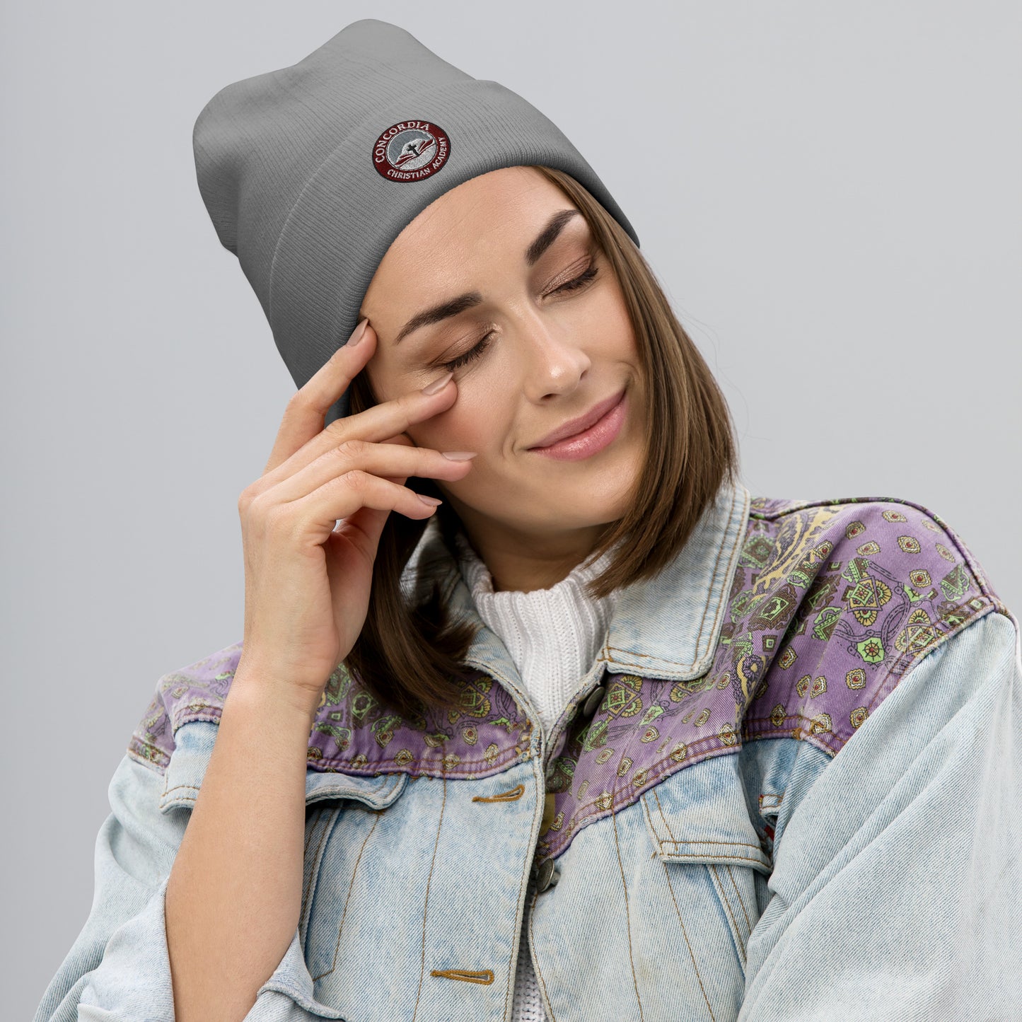 Concordia Christian Academy | Embroidered Knit Beanie