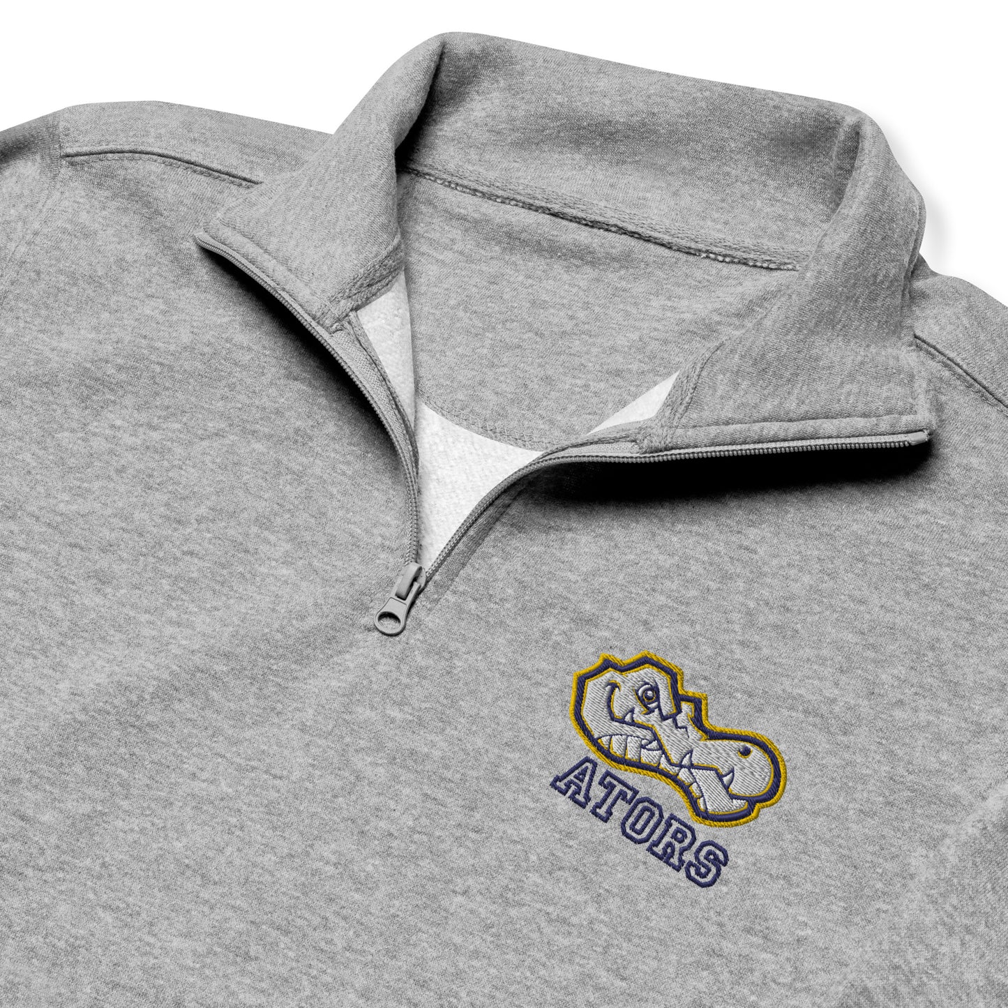 AWS Gators | Unisex Fleece Quarter-Zip Pullover (Gray)