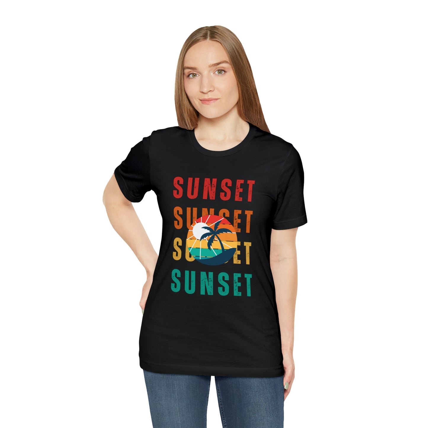 Sunset Retro | Men/Unisex T-Shirt - Mightee