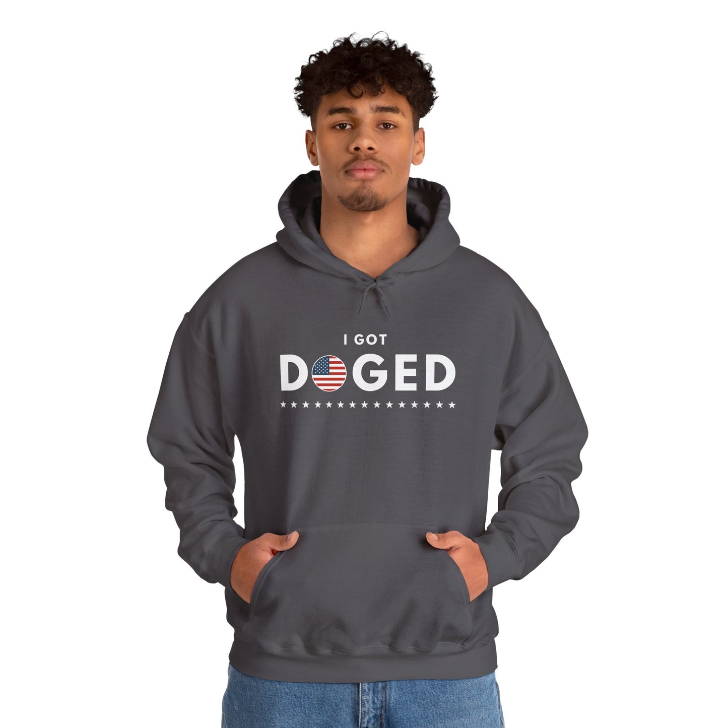 I Got Doged (Flag) | Unisex Hooded Sweatshirt
