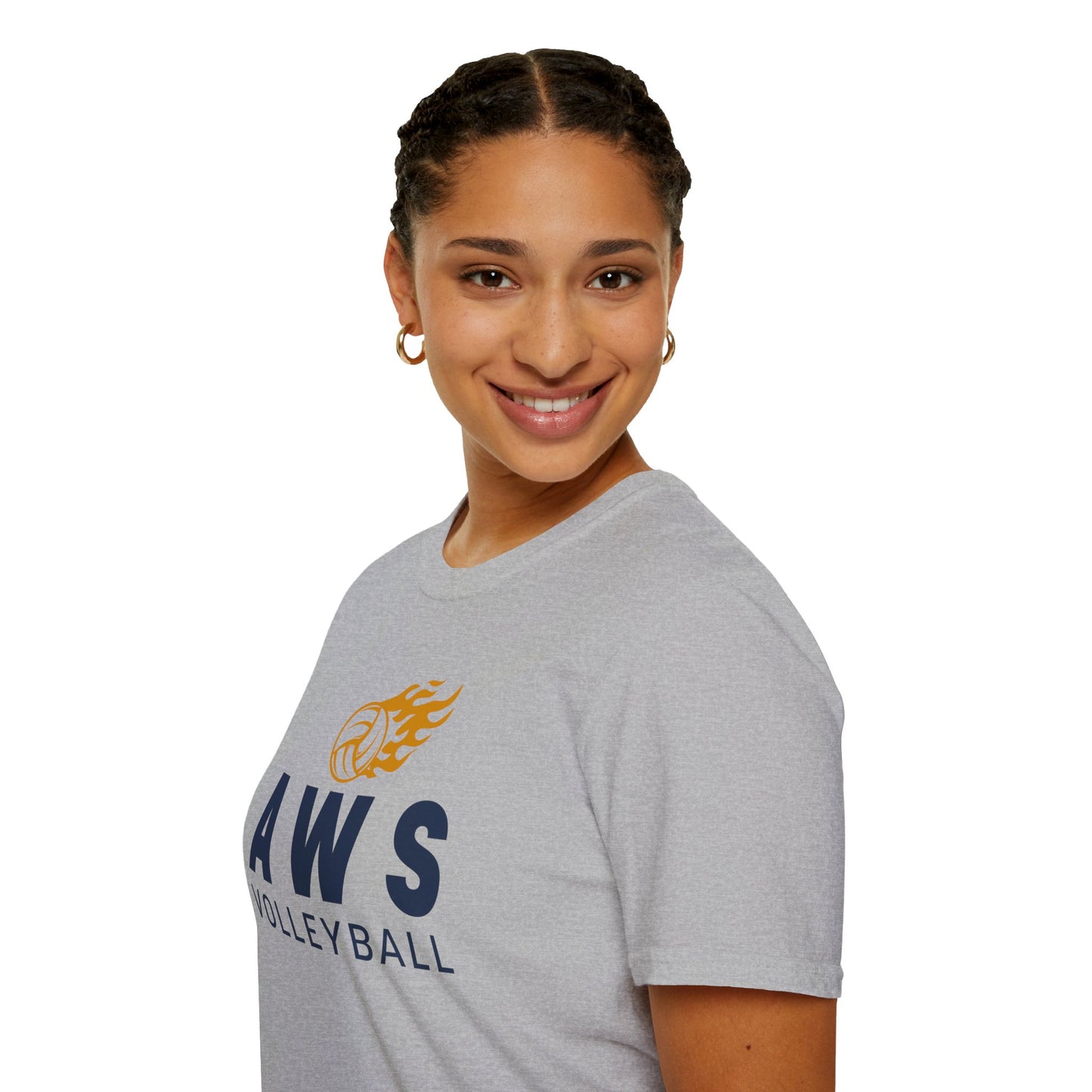 AWS Volleyball Fanatic | Softstyle T-Shirt