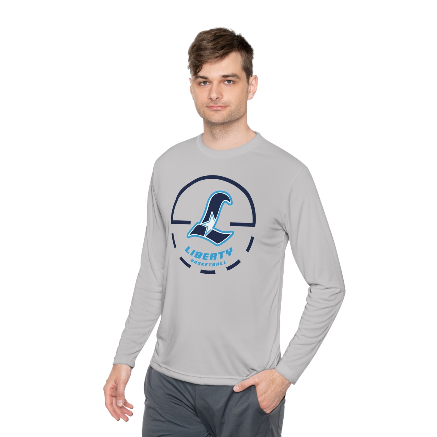 Liberty Falcons Game Time | Performance Moisture Wicking Long Sleeve Tee