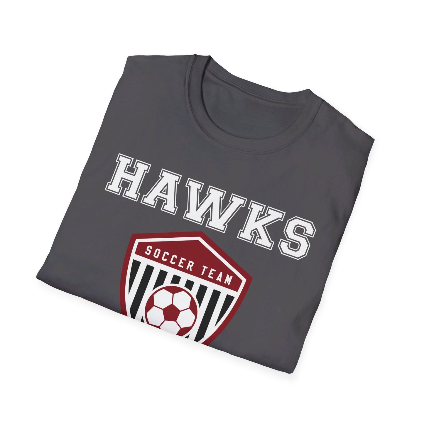 Hawks Soccer Crest | Softstyle T-Shirt