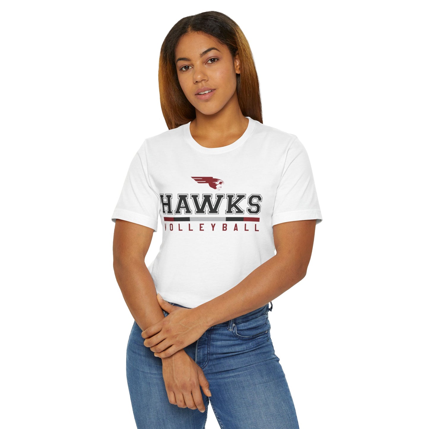 Hawks Volleyball Statement | Lightweight Jersey T-Shirt