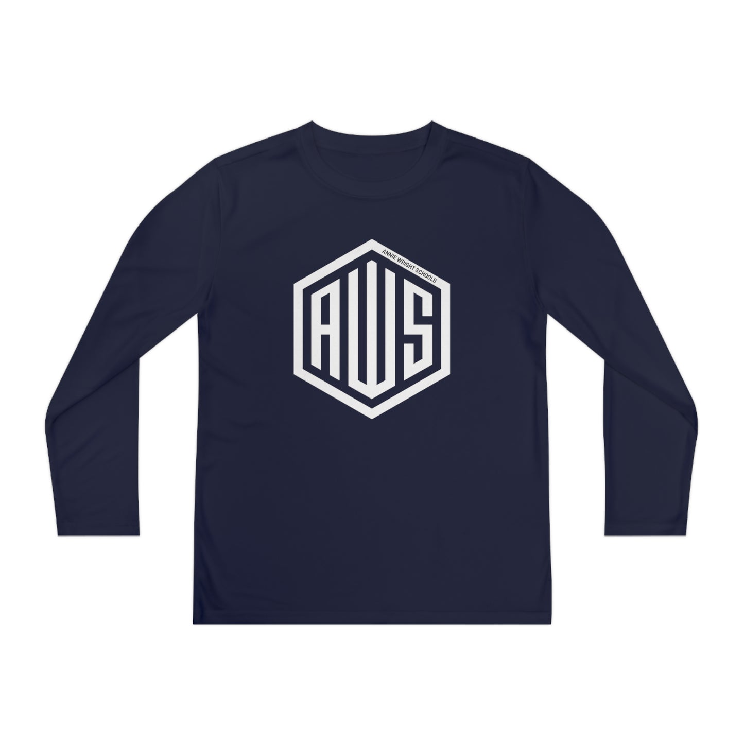 AWS Monogram | Youth Long Sleeve Active Tee