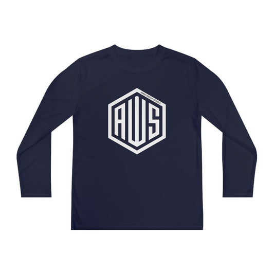 AWS Monogram | Youth Long Sleeve Active Tee