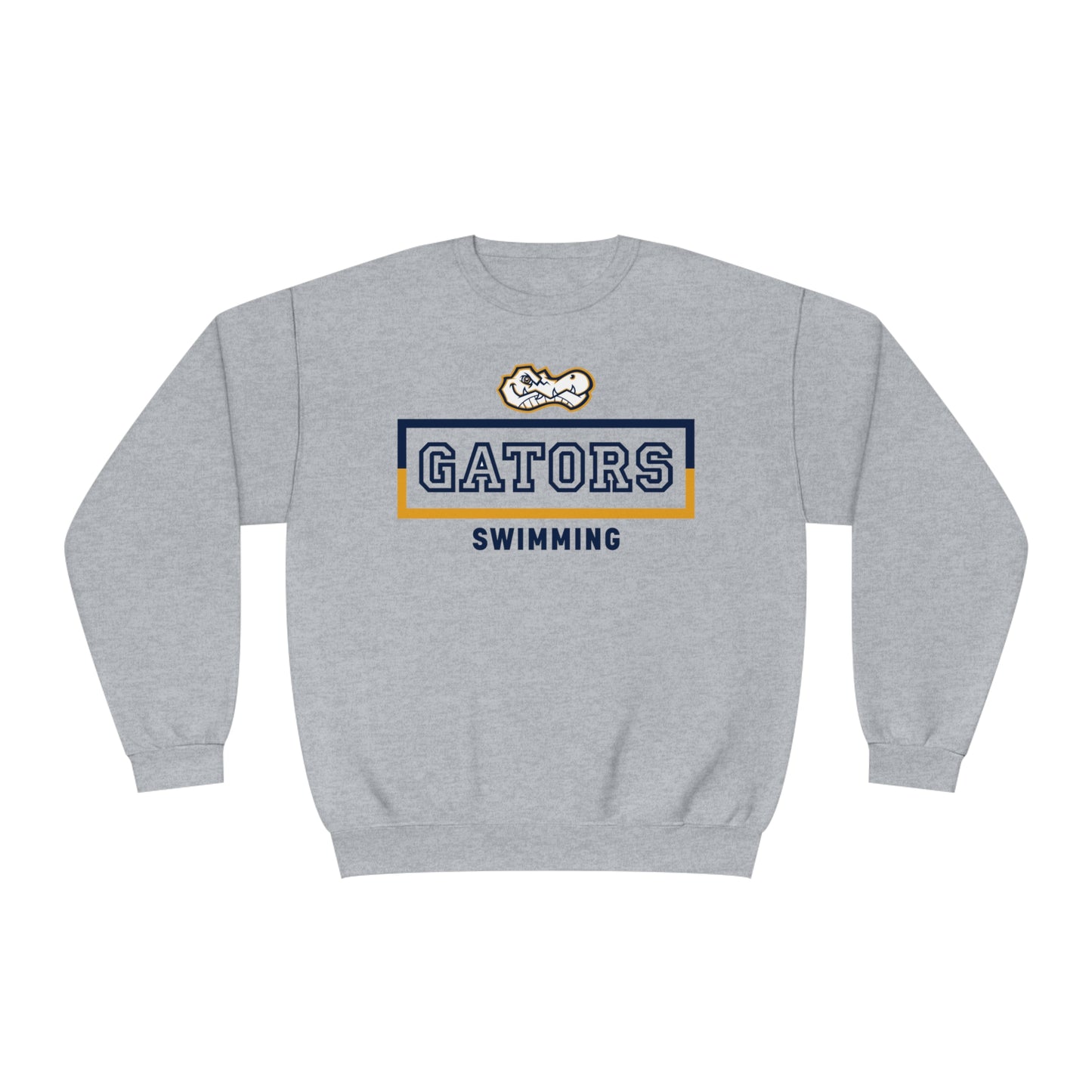 Gators Swimming | Unisex NuBlend® Fleece Crewneck Sweatshirt