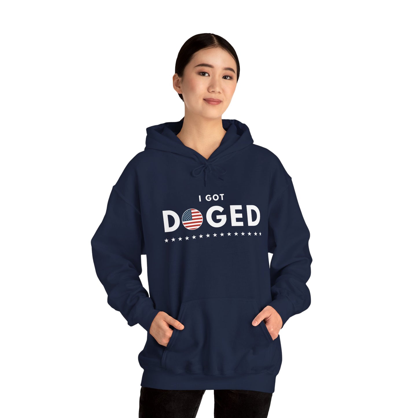 I Got Doged (Flag) | Unisex Hooded Sweatshirt