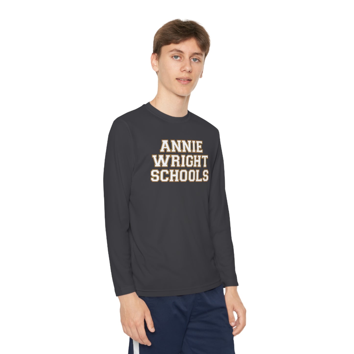 Annie Wright Schools | Youth Long Sleeve Active Tee