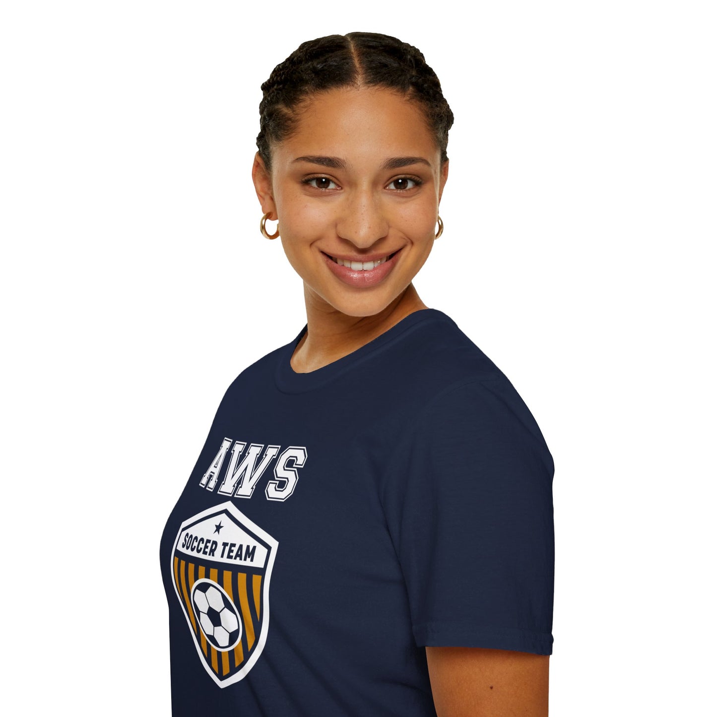 AWS Soccer Crest | Softstyle T-Shirt