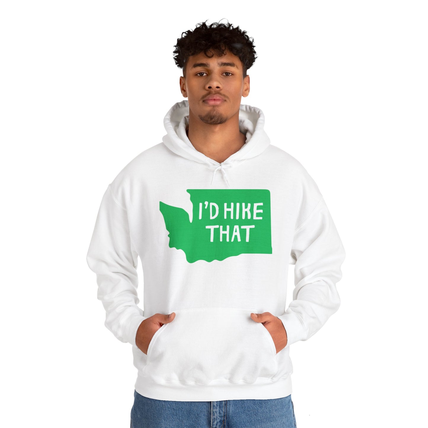 Washington I'd Hike That Hoodie | Premium Soft Pullover Hoodie