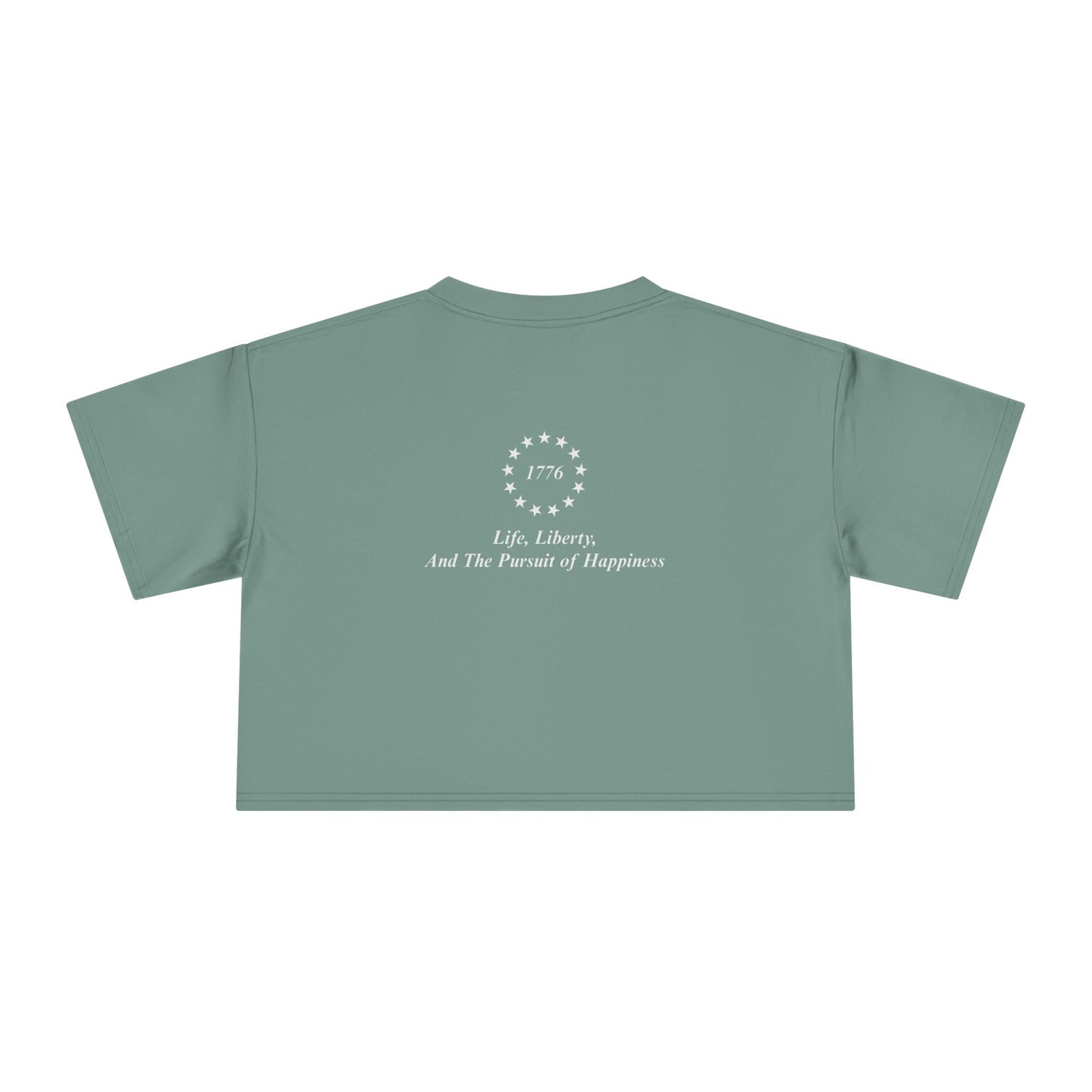 Dissent. Demand. Dignity (Women's Crop Tee)