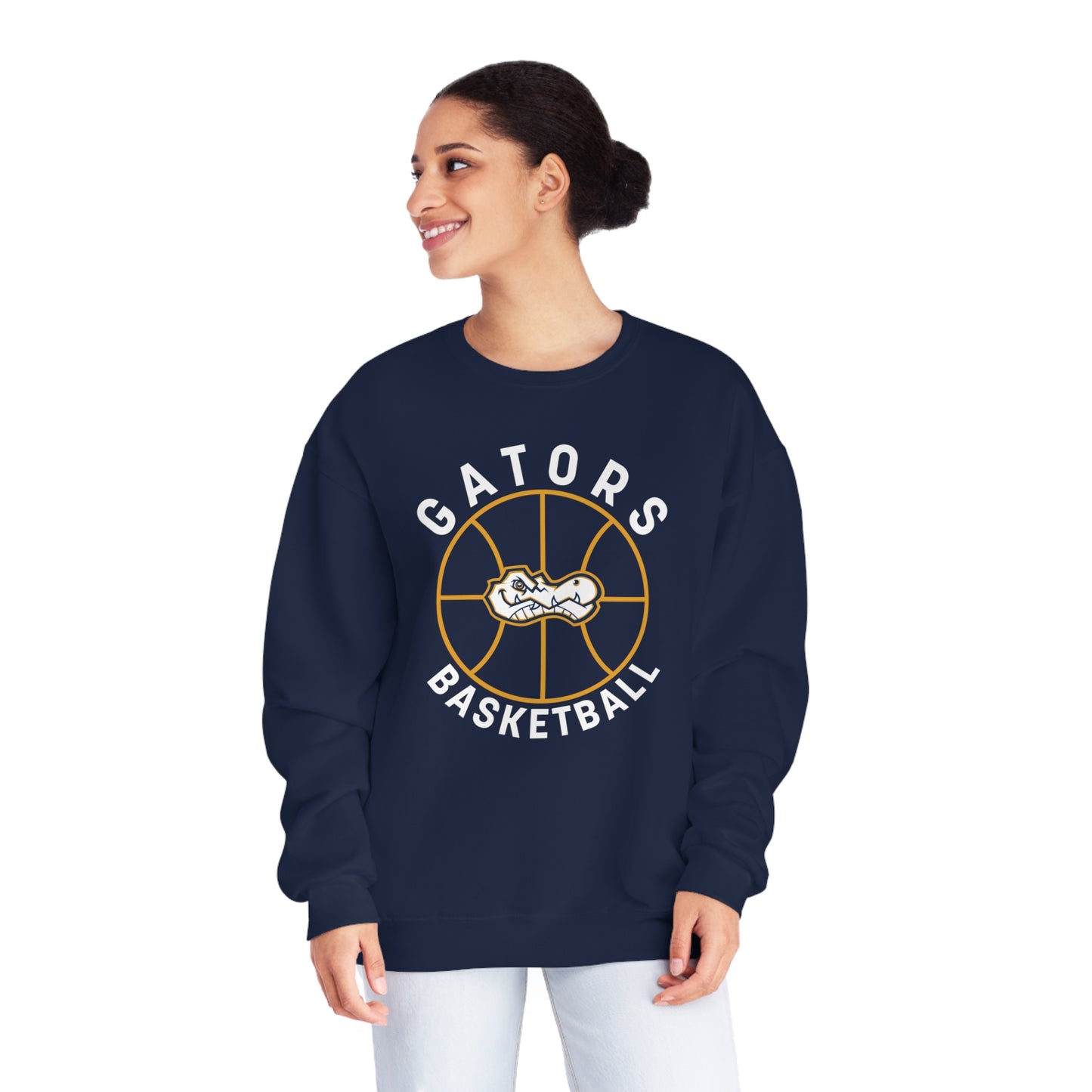 Gators Basketball Fanatic | Unisex NuBlend® Fleece Crewneck Sweatshirt