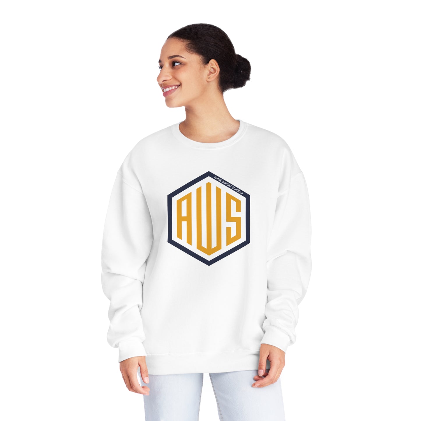 AWS Monogram | Unisex NuBlend® Fleece Crewneck Sweatshirt