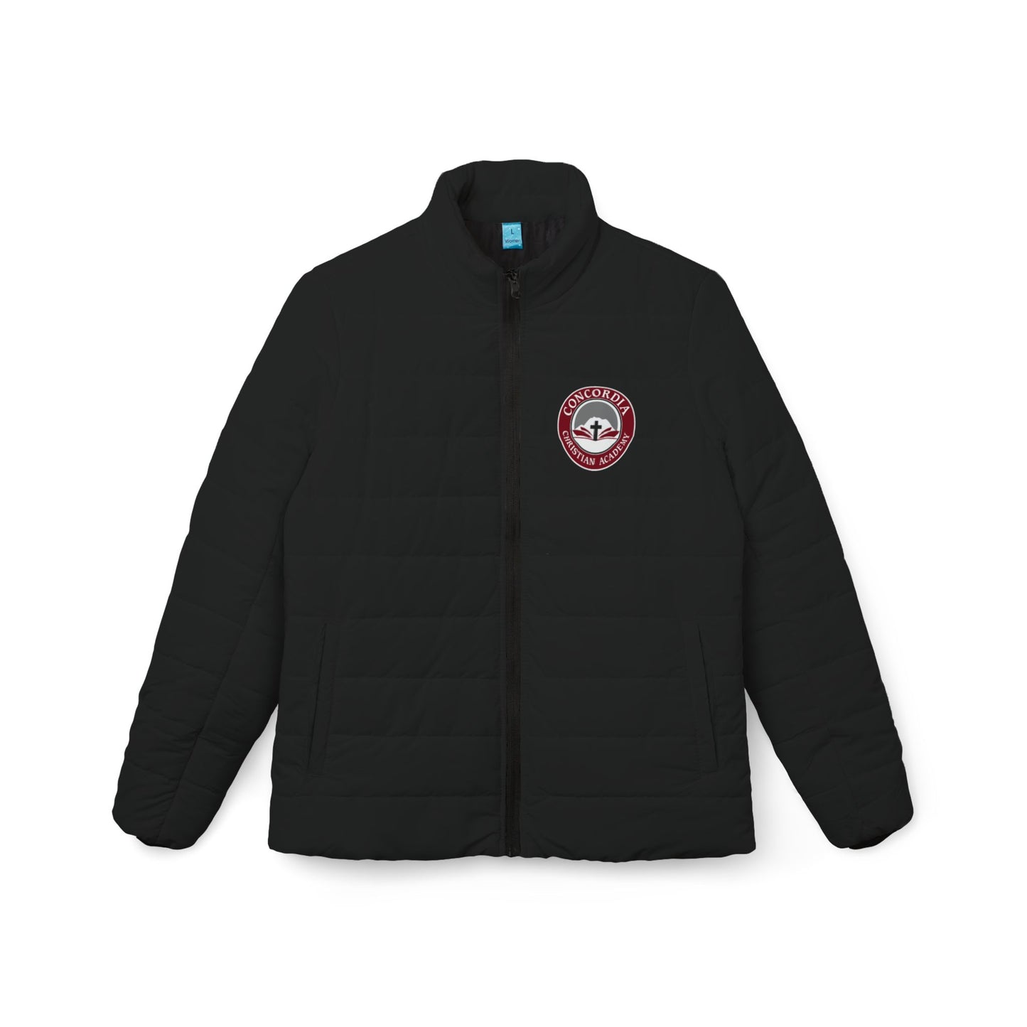 Concordia Christian Academy | Women’s Puffer Jacket (BLACK)