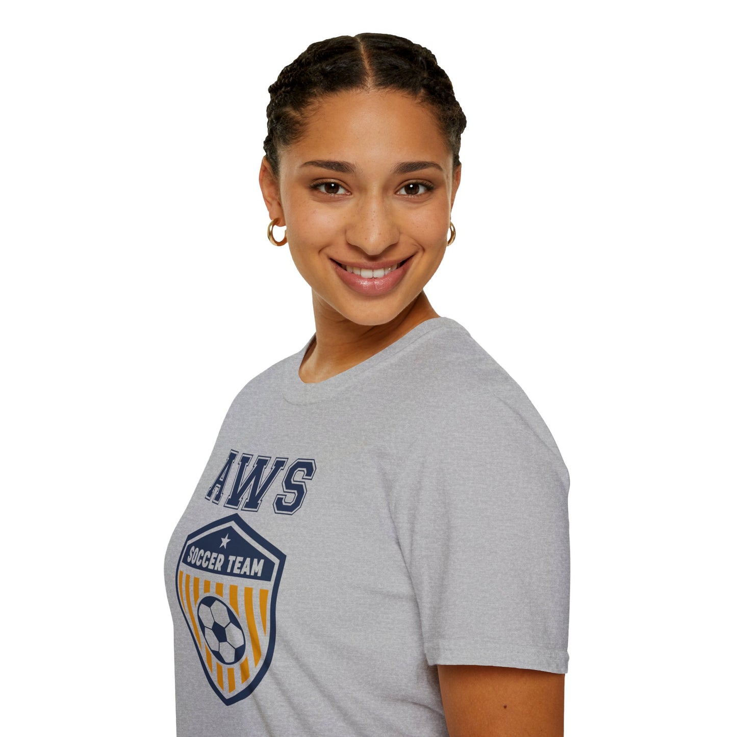 AWS Soccer Crest | Softstyle T-Shirt