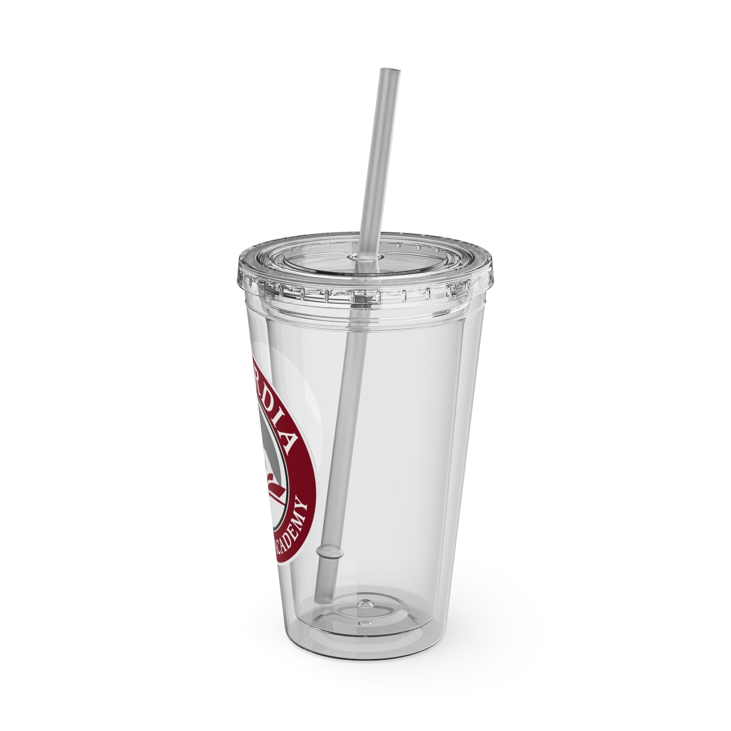 Concordia Christian Academy | 16oz Clear Tumbler with Straw