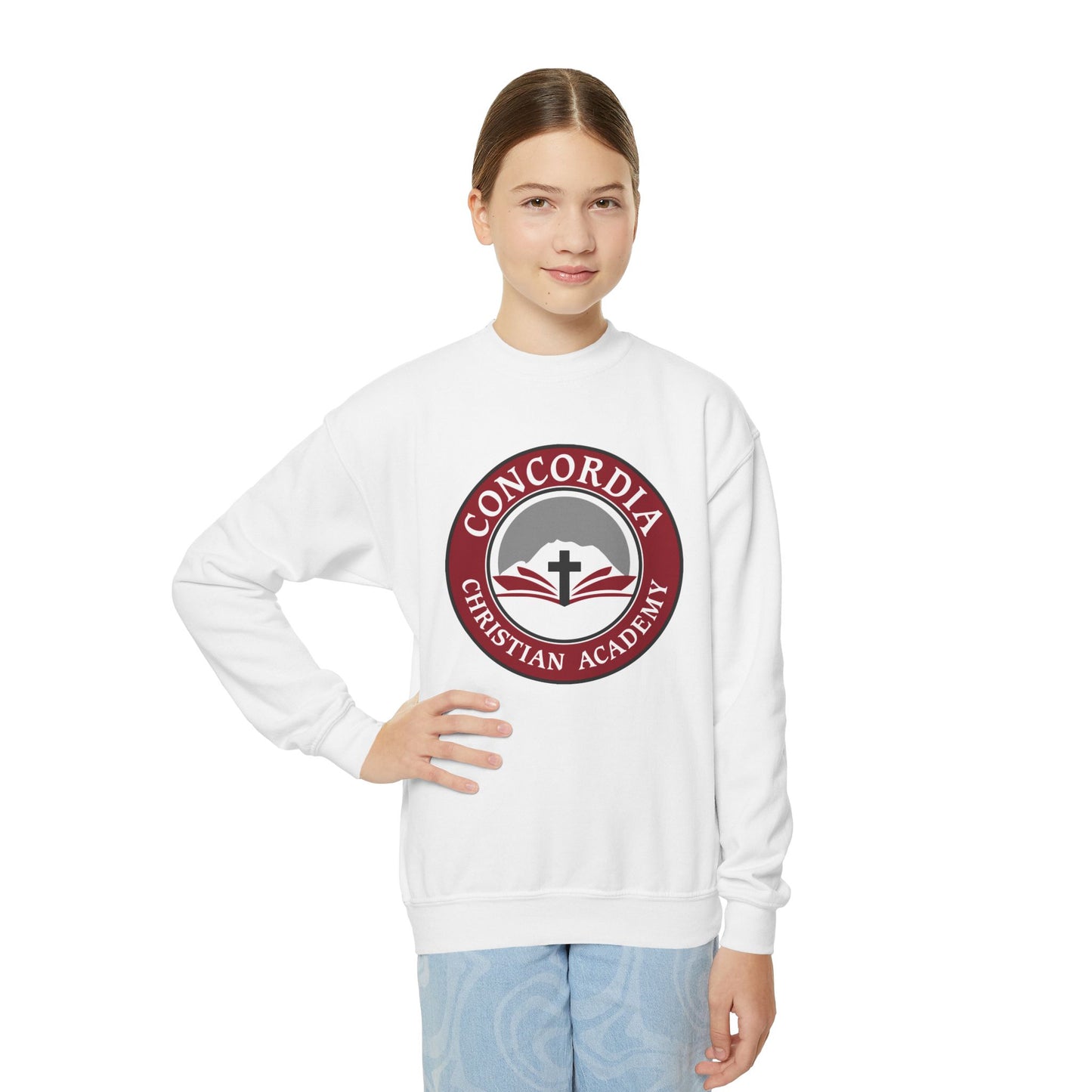 Concordia Christian Academy | Kids Crewneck Sweatshirt