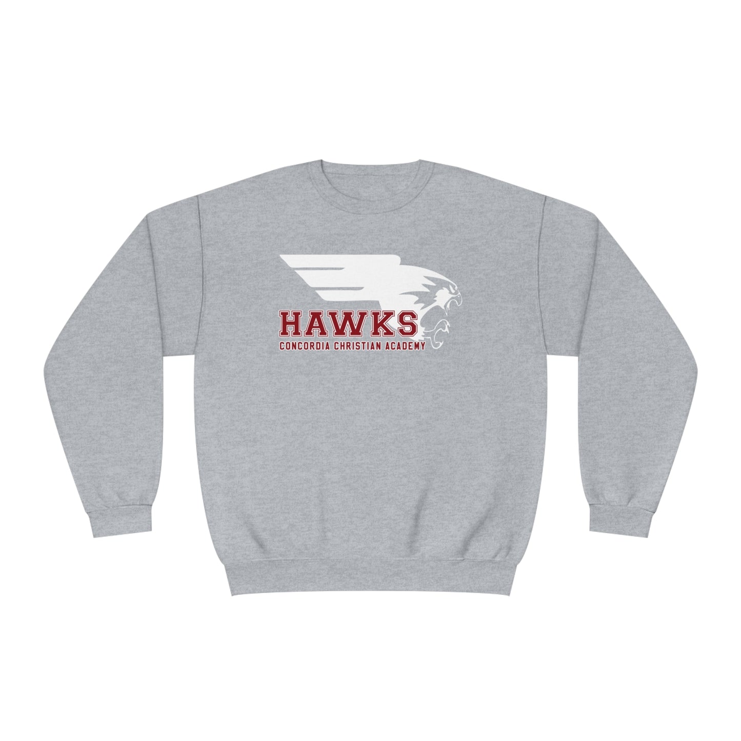 CCA Hawks | Unisex Fleece Crewneck Sweatshirt