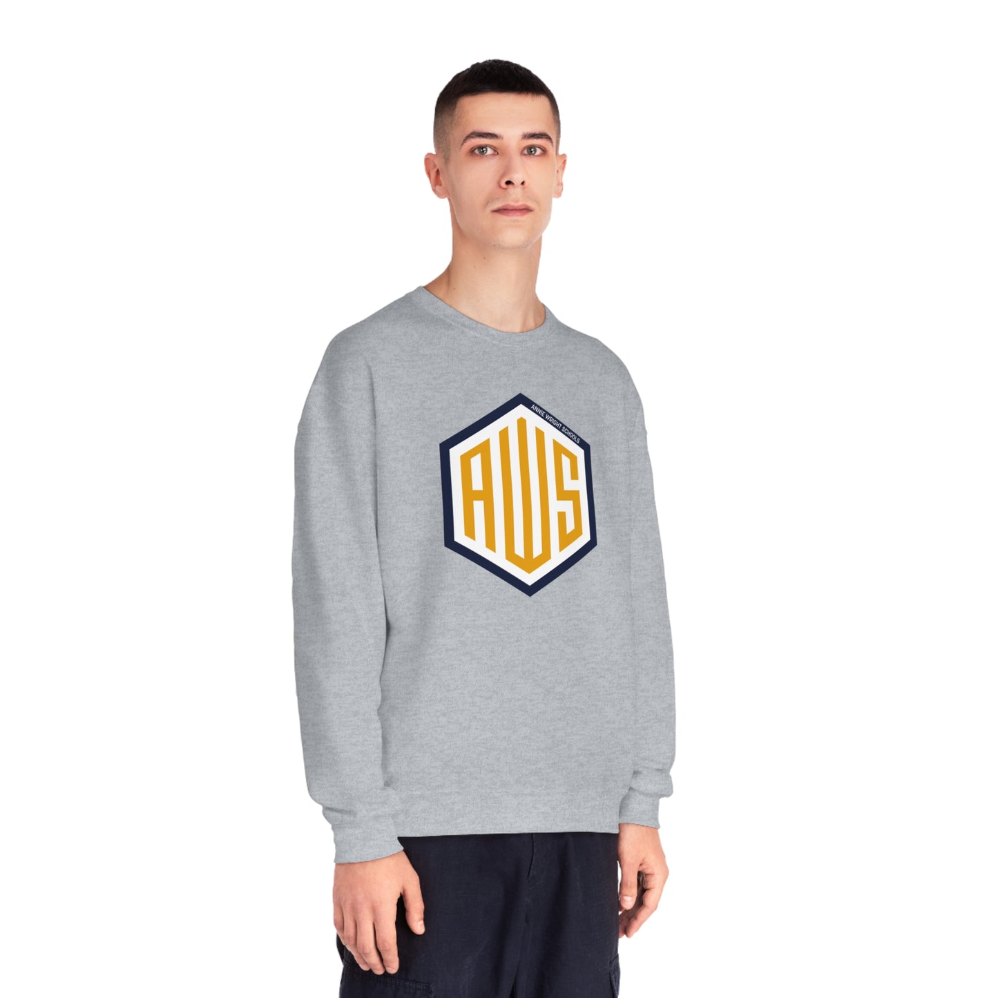 AWS Monogram | Unisex NuBlend® Fleece Crewneck Sweatshirt