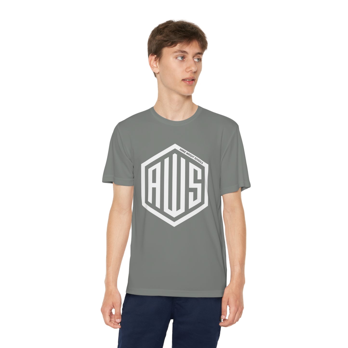 AWS Monogram | Youth Active Tee