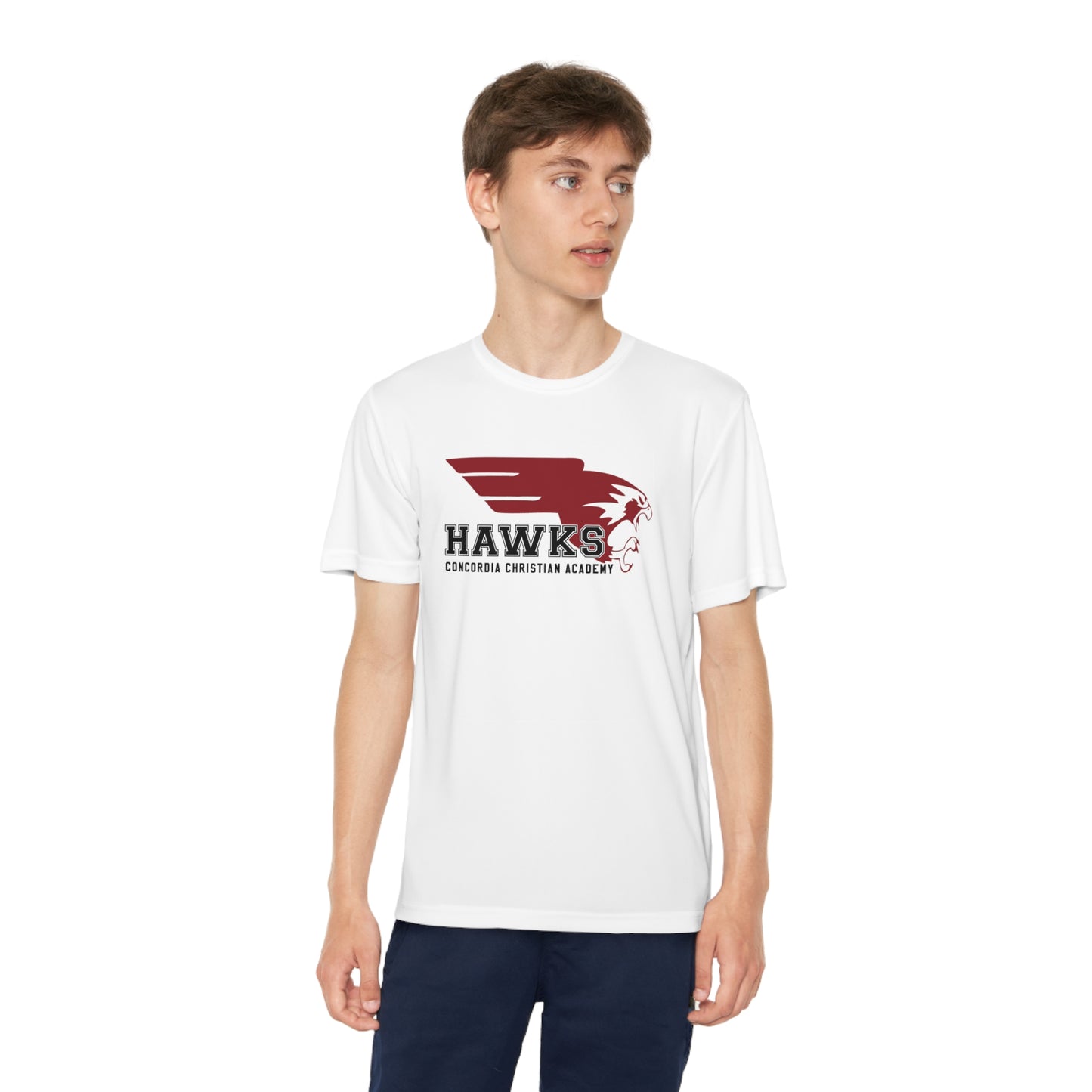 CCA Hawks | Sport-Tek® Youth Active Tee