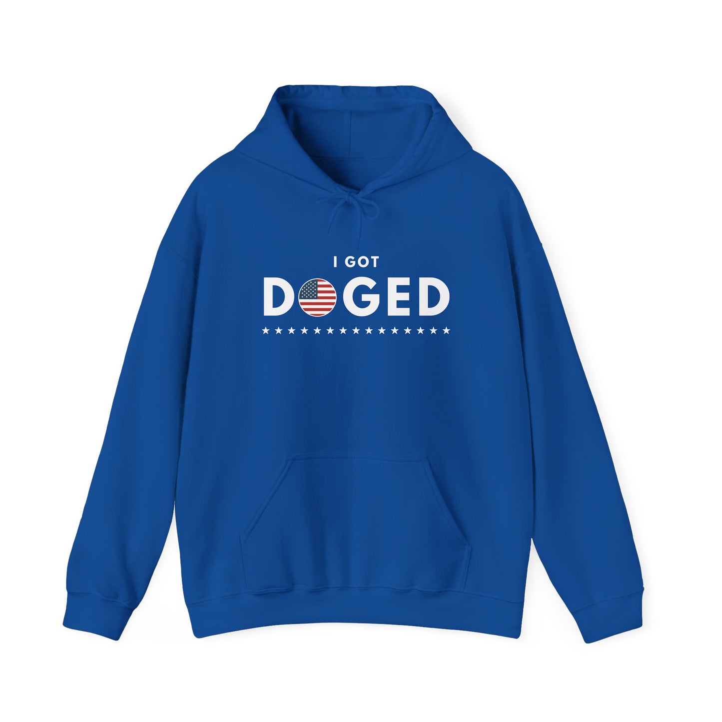 I Got Doged (Flag) | Unisex Hooded Sweatshirt