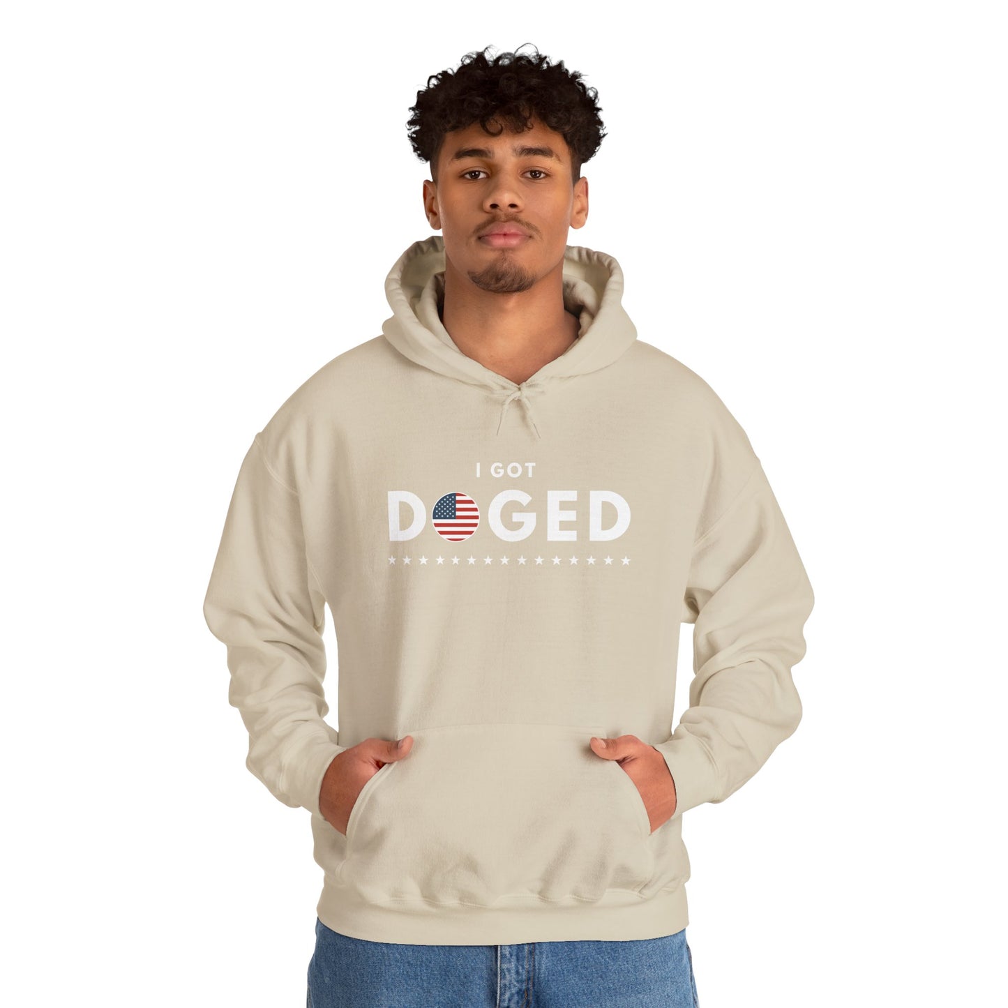 I Got Doged (Flag) | Unisex Hooded Sweatshirt