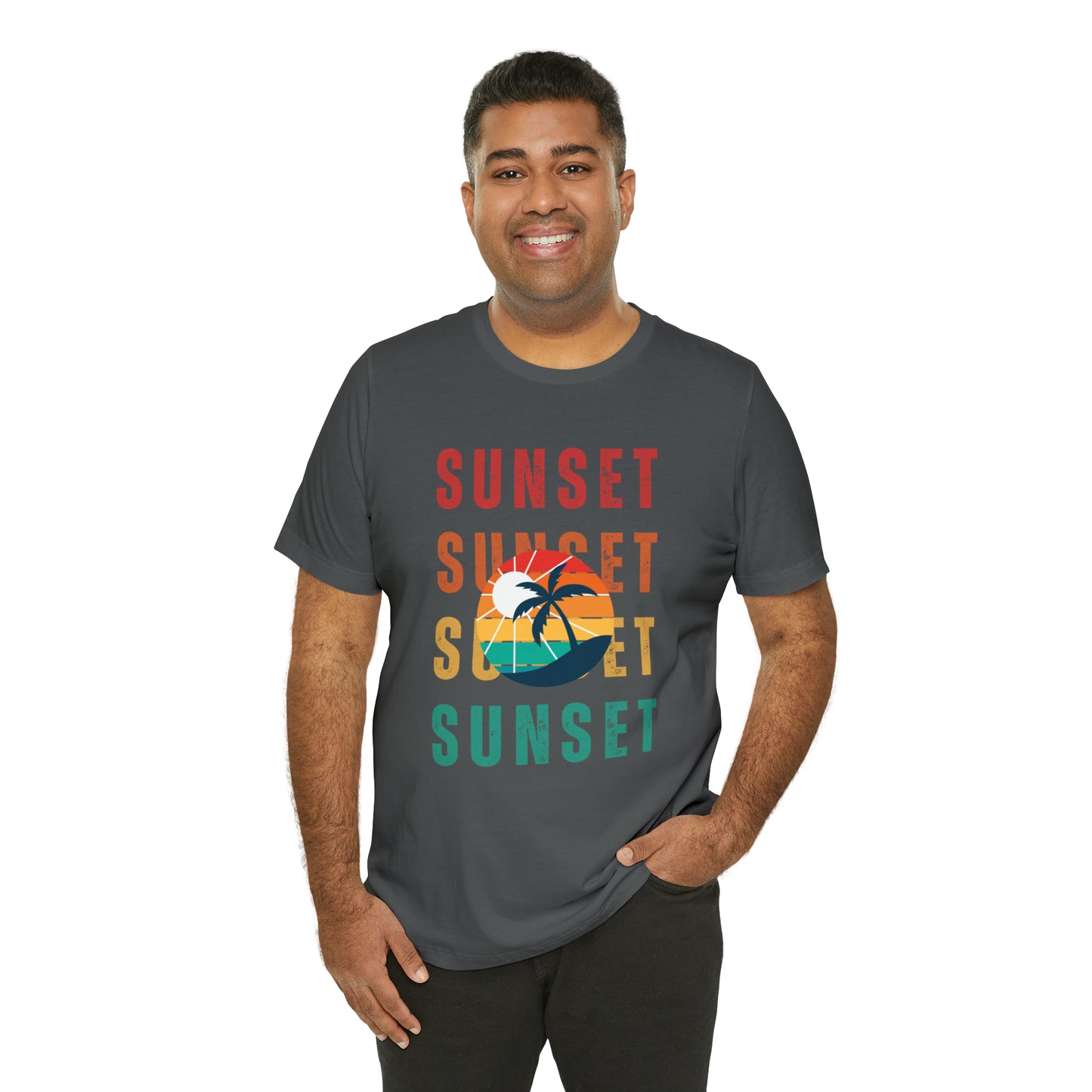 Sunset Retro | Men/Unisex T-Shirt - Mightee