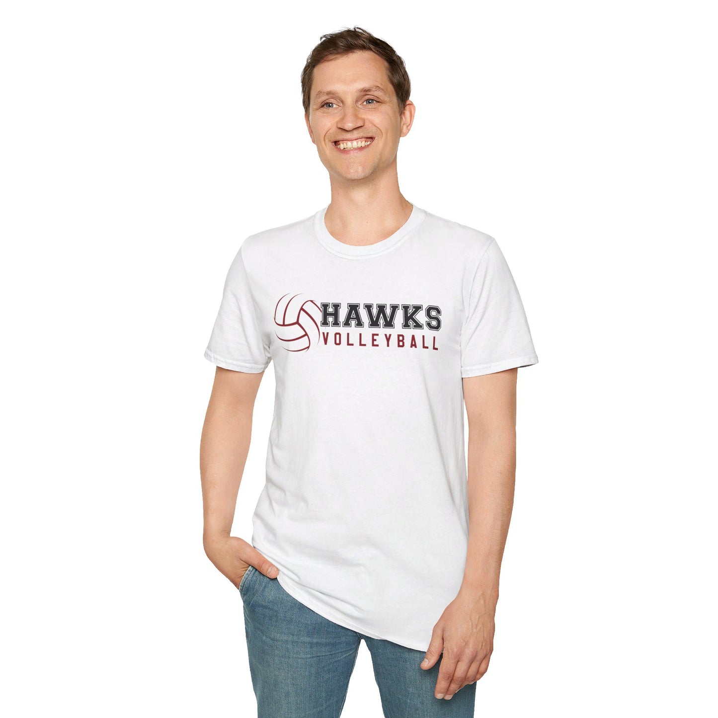 Hawks Volleyball Fanatic | Softstyle T-Shirt