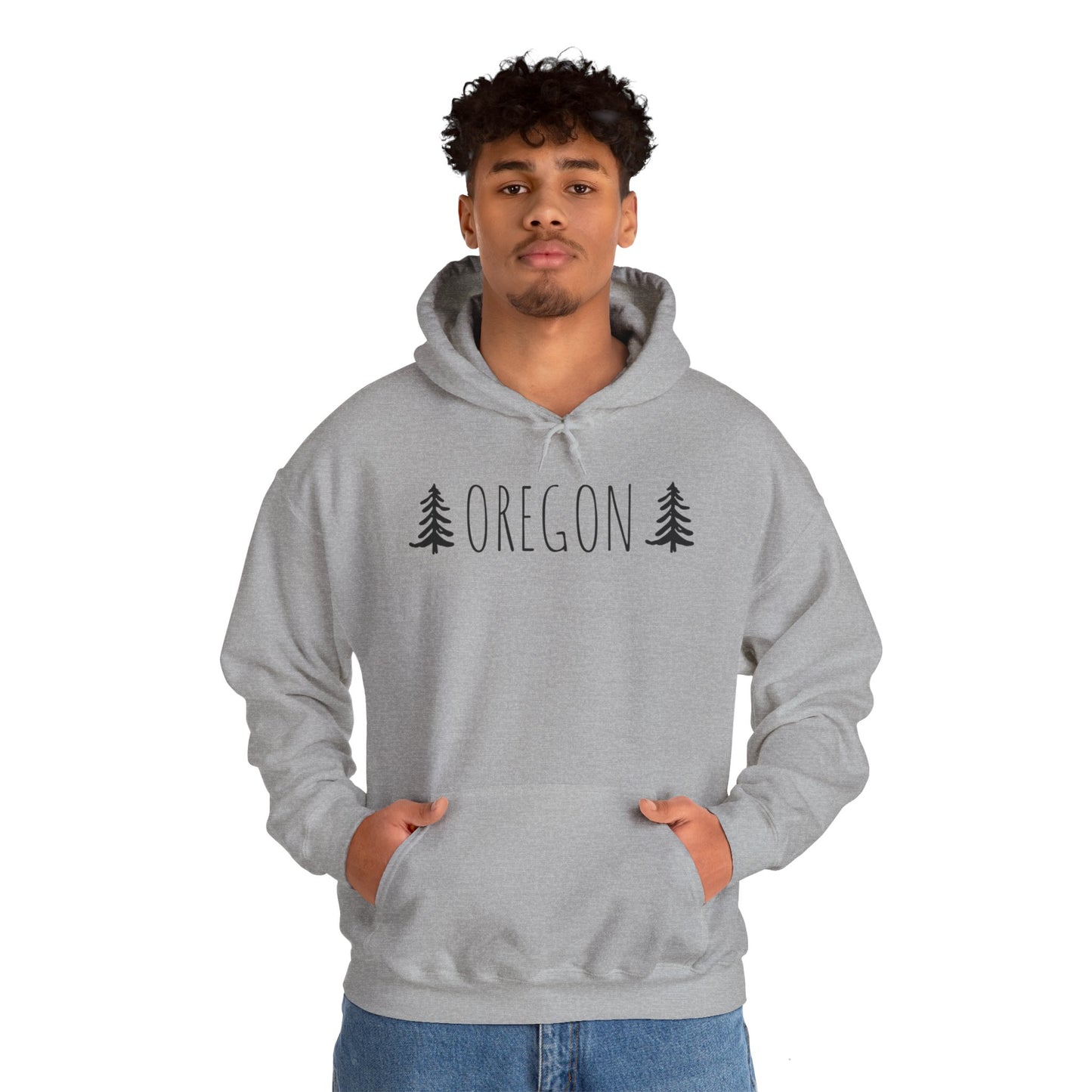 Oregon Tree Hoodie | Premium Soft Pullover Hoodie