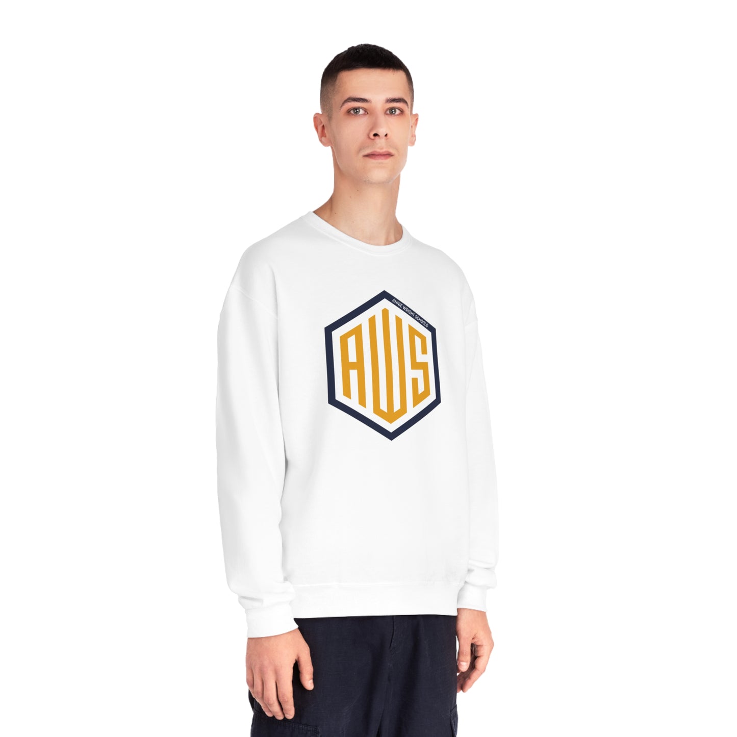 AWS Monogram | Unisex NuBlend® Fleece Crewneck Sweatshirt