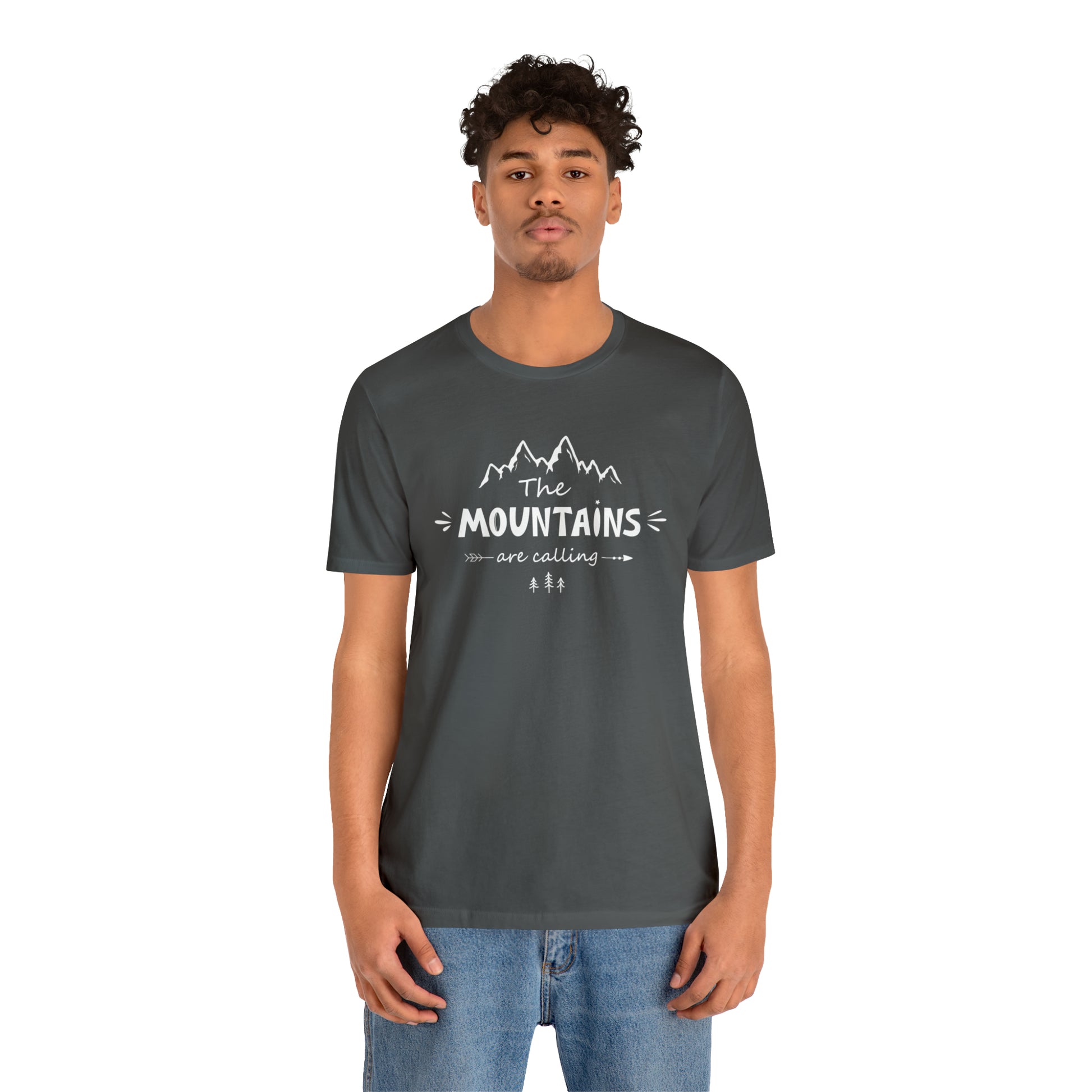 The Mountains Are Calling | Men/Unisex T-Shirt - Mightee