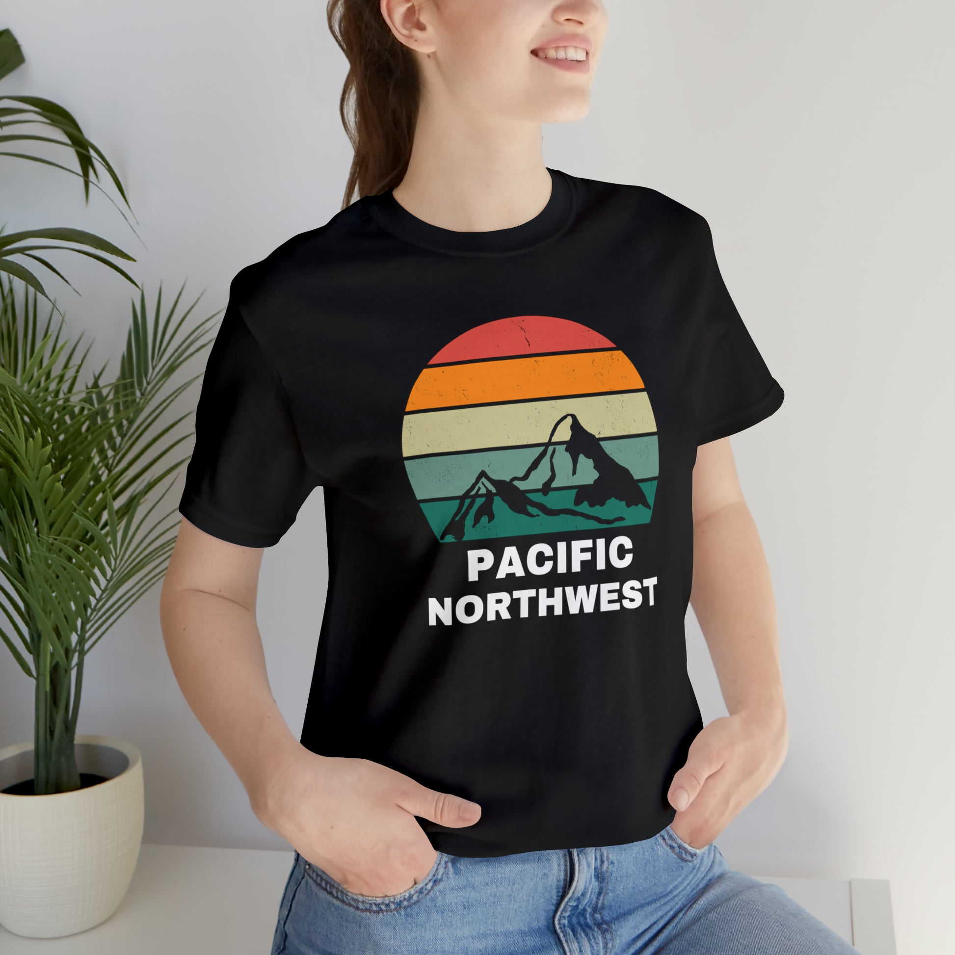 Pacific Northwest Retro | Men/Unisex T-Shirt - Mightee