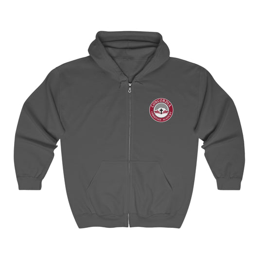 Concordia Christian Academy | Unisex Soft Fleece Full Zip Hoodie