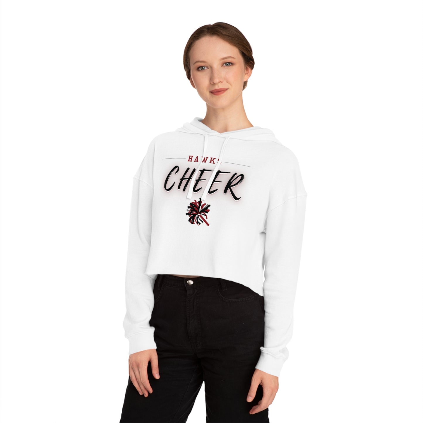 Hawks Cheer | Women’s Cropped Hoodie