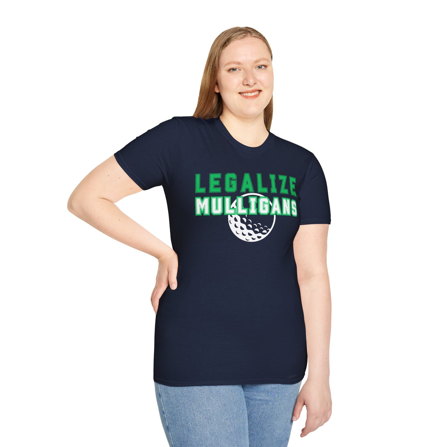 Legalize Mulligans Funny Golf T-Shirt | Premium Soft Tee