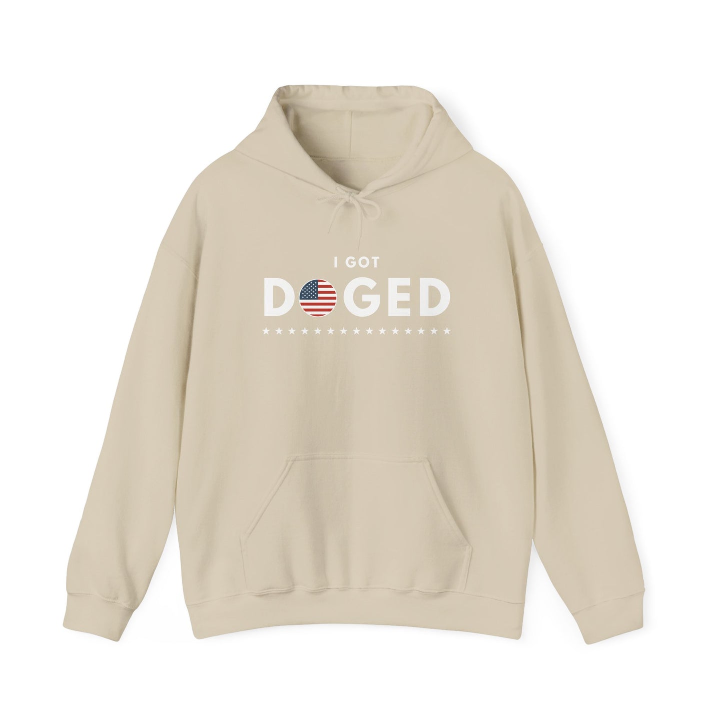 I Got Doged (Flag) | Unisex Hooded Sweatshirt