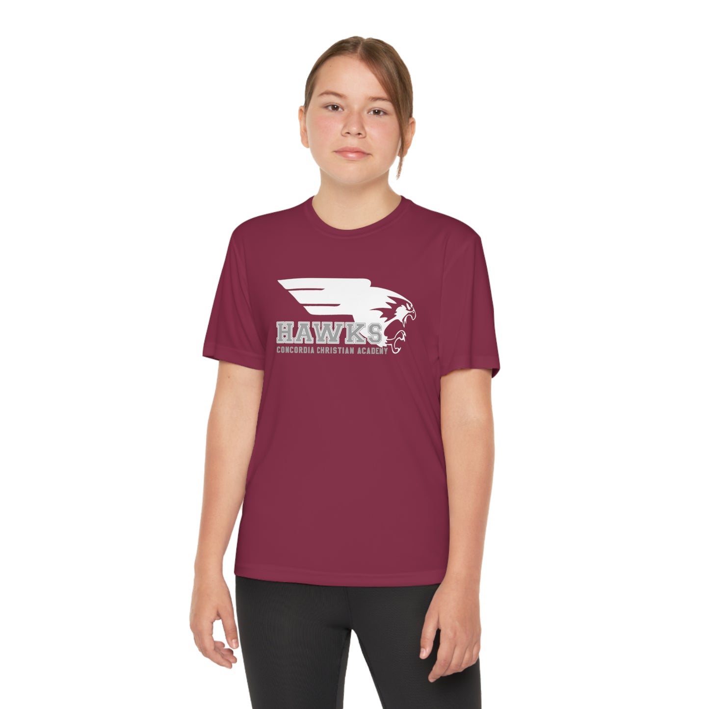 CCA Hawks | Sport-Tek® Youth Active Tee