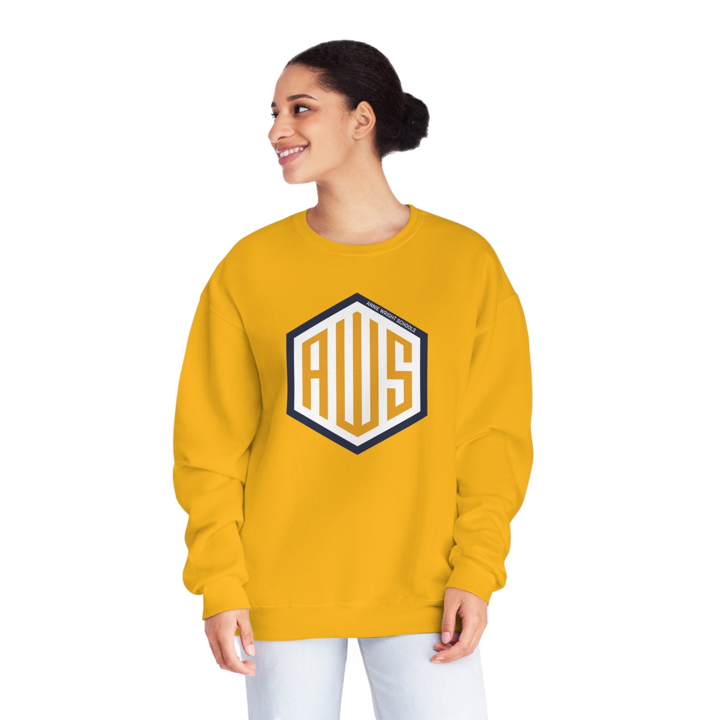 AWS Monogram | Unisex NuBlend® Fleece Crewneck Sweatshirt